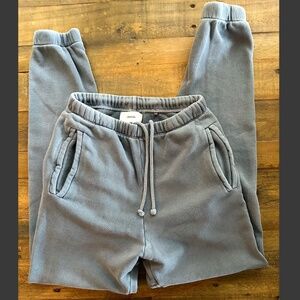 joah brown empire jogger - evergreen french terry - XS/S